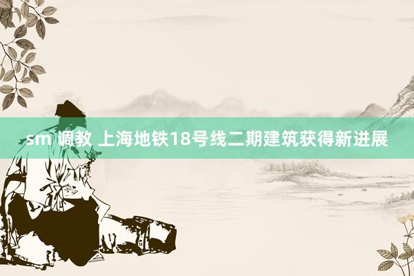 sm 调教 上海地铁18号线二期建筑获得新进展