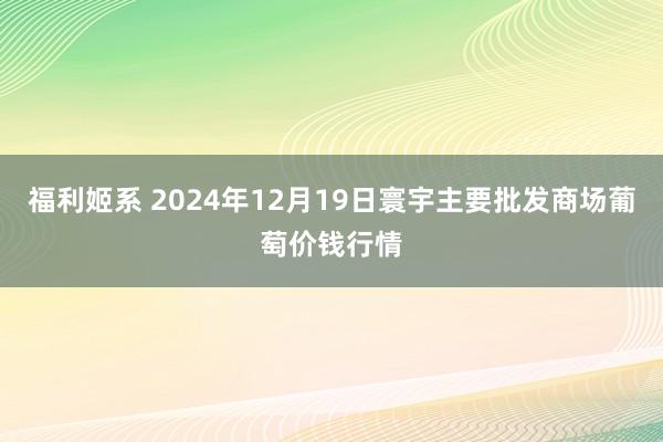 福利姬系 2024年12月19日寰宇主要批发商场葡萄价钱行情