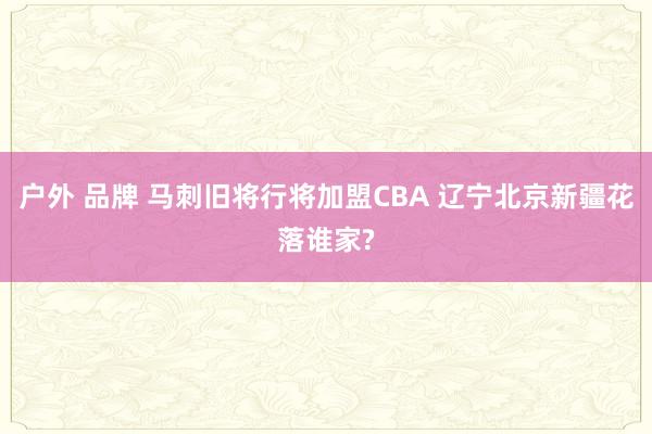 户外 品牌 马刺旧将行将加盟CBA 辽宁北京新疆花落谁家?